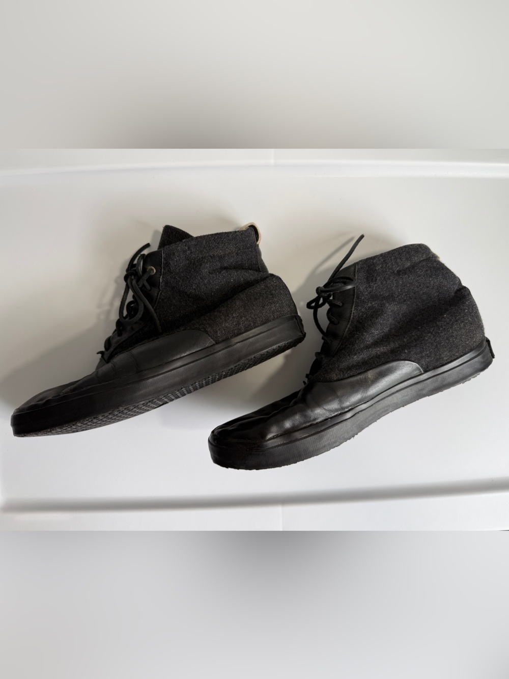RAG & BONE Black Leather Chukka - Picture 7 of 14